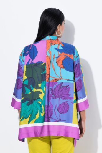 Plus size veliki brojevi Bluza 3/4 rukava šireg kroja za punije