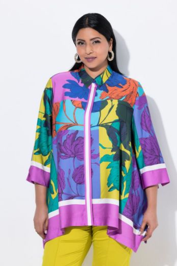 Plus size veliki brojevi Bluza 3/4 rukava šireg kroja za punije