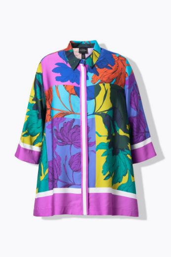 Plus size veliki brojevi Bluza 3/4 rukava šireg kroja za punije