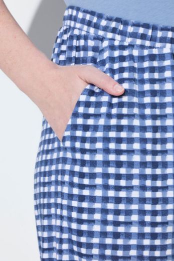 Plus size veliki brojevi Pidžama dvodijelna kratkih rukava i dugih nogavica za punije