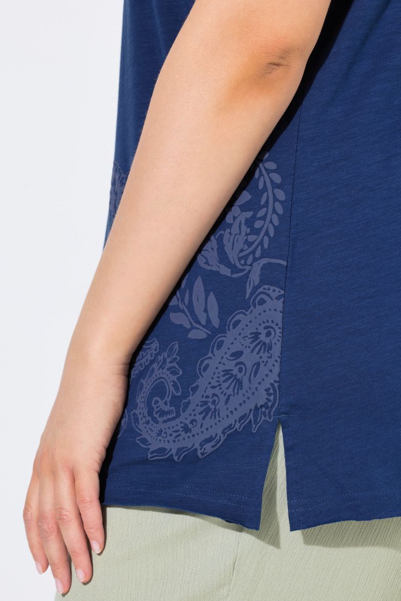 Plus size veliki brojevi Majica kratkih rukava okruglog ovratnika za punije
