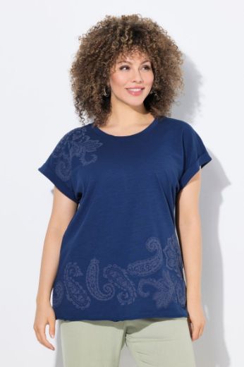 Plus size veliki brojevi Majica kratkih rukava okruglog ovratnika za punije