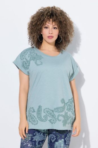 Plus size veliki brojevi Majica kratkih rukava okruglog ovratnika za punije