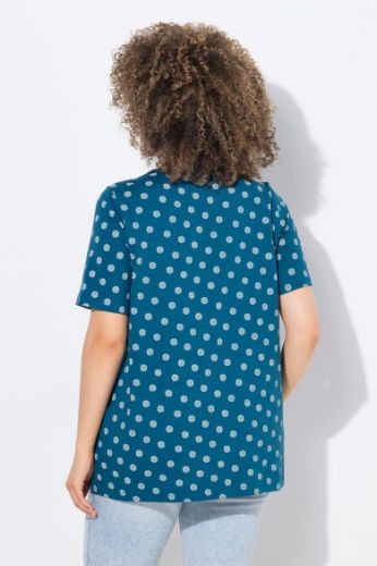 Plus size veliki brojevi Majica kratkih rukava V ovratnika za punije