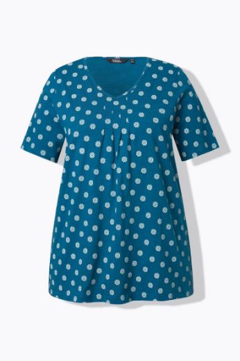Plus size veliki brojevi Majica kratkih rukava V ovratnika za punije