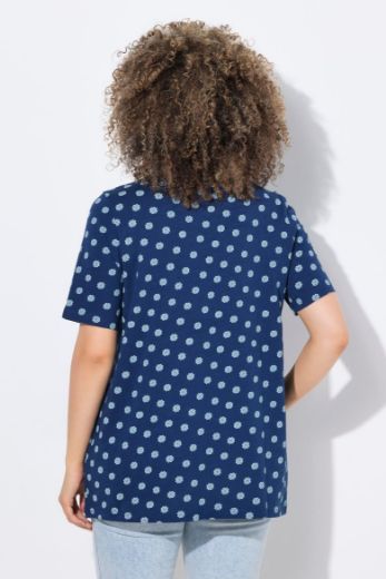 Plus size veliki brojevi Majica kratkih rukava V ovratnika za punije