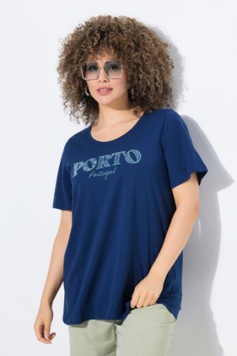 Plus size veliki brojevi Majica kratkih rukava okruglog ovratnika za punije
