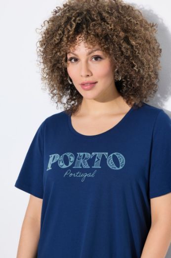 Plus size veliki brojevi Majica kratkih rukava okruglog ovratnika za punije