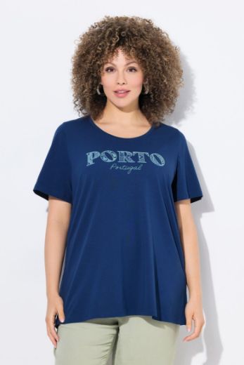 Plus size veliki brojevi Majica kratkih rukava okruglog ovratnika za punije