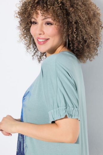 Plus size veliki brojevi Majica kratkih rukava okruglog ovratnika za punije