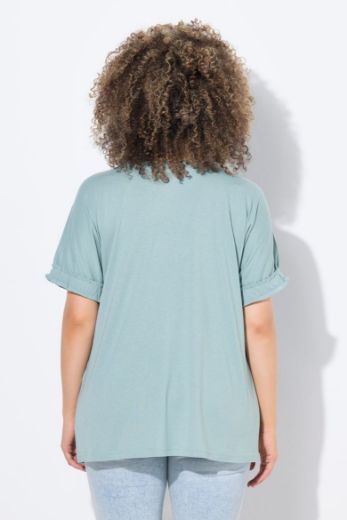 Plus size veliki brojevi Majica kratkih rukava okruglog ovratnika za punije