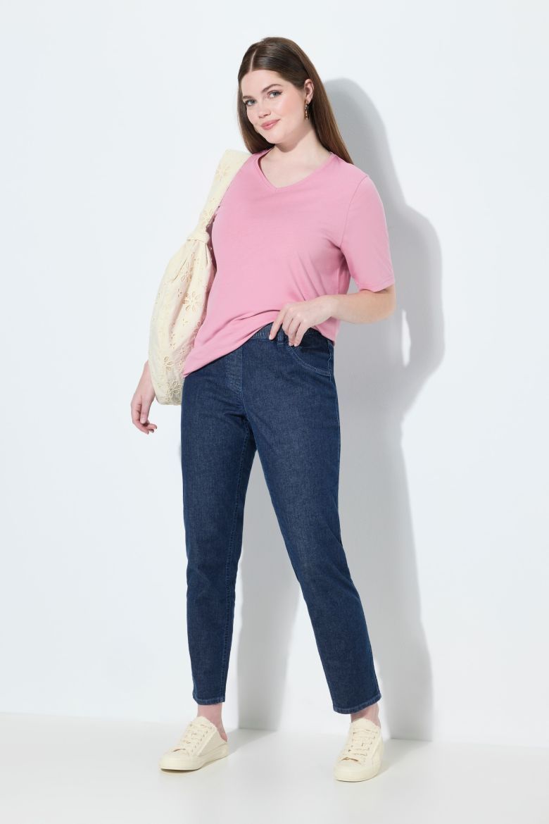 Plus size veliki brojevi Traperice uskih nogavica za punije