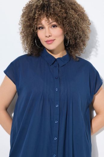 Plus size veliki brojevi Bluza kratkih rukava dužeg A kroja za punije