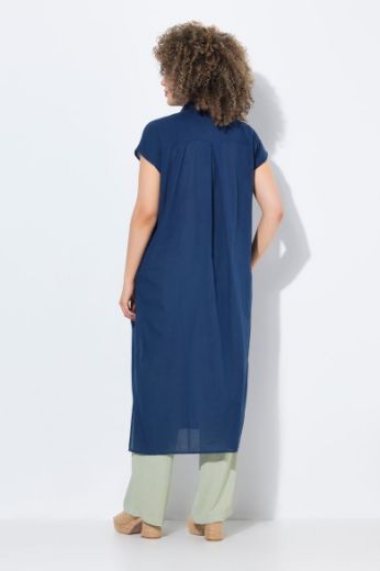 Plus size veliki brojevi Bluza kratkih rukava dužeg A kroja za punije