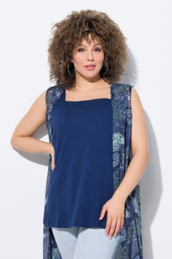 Plus size veliki brojevi Majica bez rukava za punije