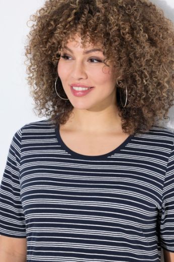 Plus size veliki brojevi Haljina kratkih rukava A kroja za punije