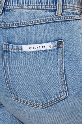 Plus size veliki brojevi Traperice povišenog struka za punije