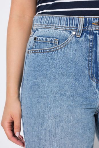 Plus size veliki brojevi Traperice povišenog struka za punije