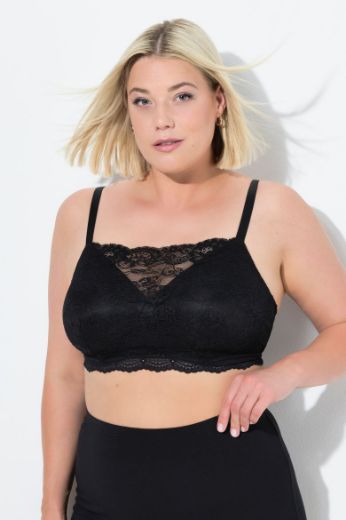 Plus size veliki brojevi Grudnjak bez žice s dodatkom ukrasne čipke za punije