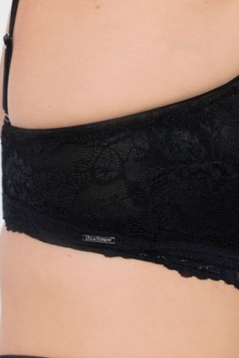 Plus size veliki brojevi Grudnjak bez žice s dodatkom ukrasne čipke za punije