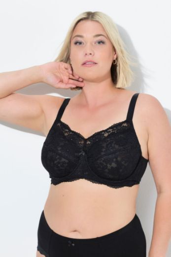 Plus size veliki brojevi Grudnjak sa žicom s dodatkom ukrasne čipke za punije