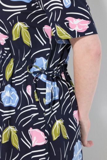 Plus size veliki brojevi Haljina midi kratkih rukava za punije