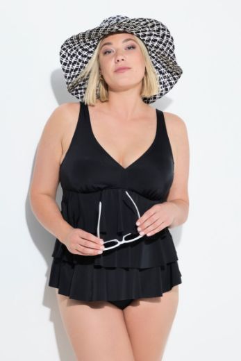 Plus size veliki brojevi Kupaći kostim tankin za punije
