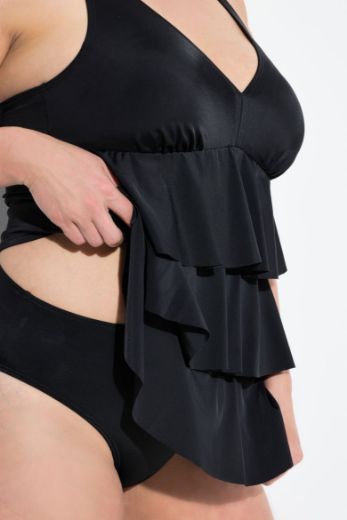 Plus size veliki brojevi Kupaći kostim tankin za punije