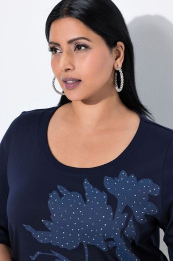 Plus size veliki brojevi Majica kratkih rukava A kroja za punije