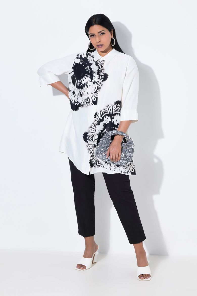 Plus size veliki brojevi Tunika 3/4 rukava za punije