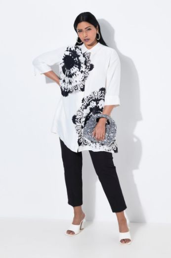 Plus size veliki brojevi Tunika 3/4 rukava za punije