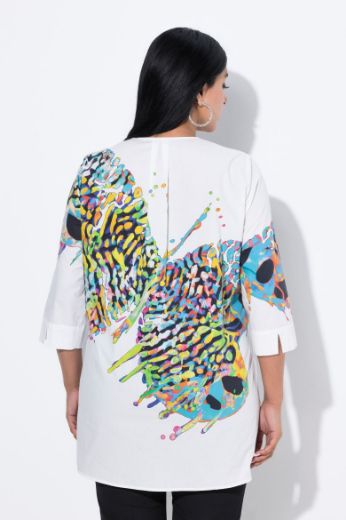 Plus size veliki brojevi Tunika 3/4 rukava za punije