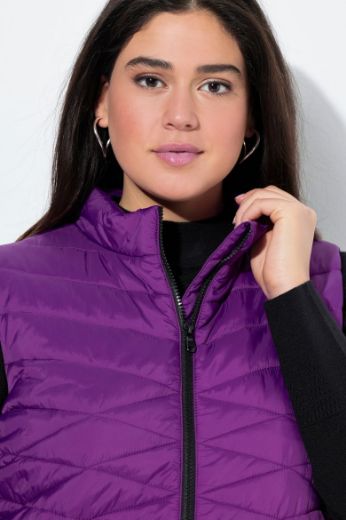 Plus size veliki brojevi Prsluk prošiveni za punije