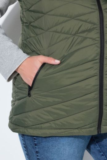Plus size veliki brojevi Prsluk prošiveni za punije