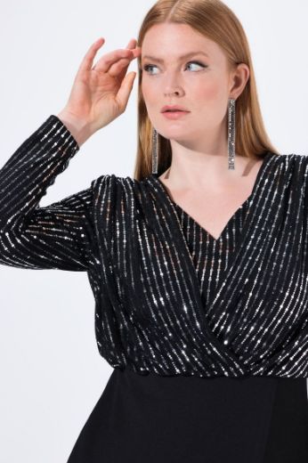 Plus size veliki brojevi Haljina svečana dugih rukava za punije