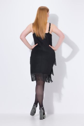 Plus size veliki brojevi Haljina bez rukava s resicama za punije