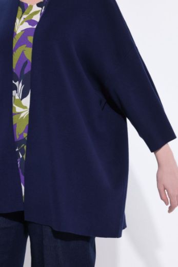 Plus size veliki brojevi Kardigan širokih 3/4 rukava za punije