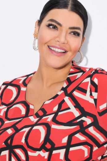 Plus size veliki brojevi Majica 3/4 rukava za punije