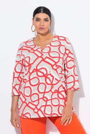 Plus size veliki brojevi Majica 3/4 rukava za punije