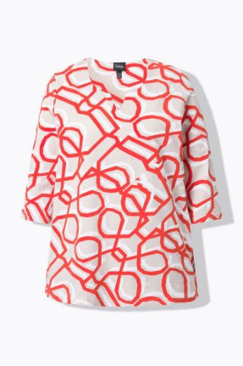 Plus size veliki brojevi Majica 3/4 rukava za punije
