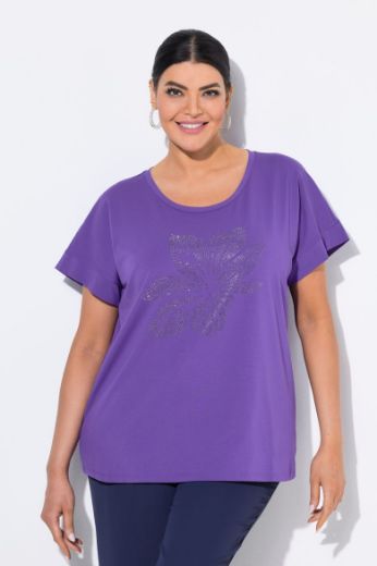 Plus size veliki brojevi Majica kratkih rukava okruglog ovratnika za punije