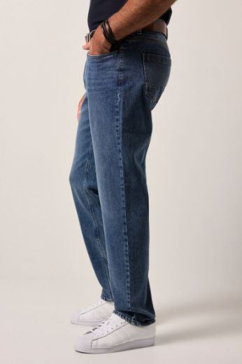 Plus size veliki brojevi Traperice ravnih nogavica za punije