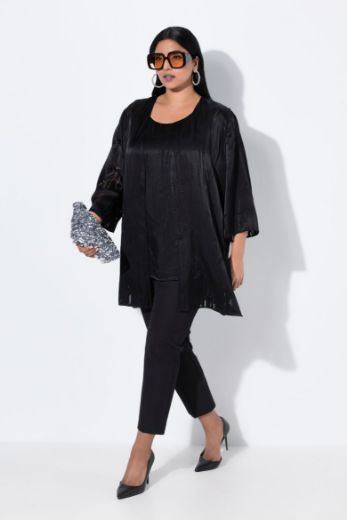 Plus size veliki brojevi Bluza otvorenog A kroja za punije