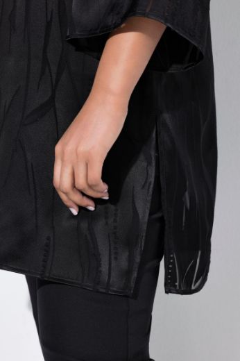Plus size veliki brojevi Bluza otvorenog A kroja za punije
