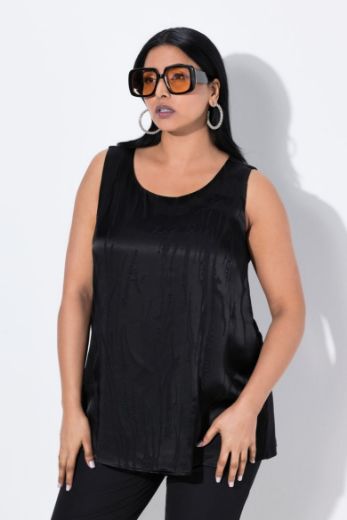 Plus size veliki brojevi Majica bez rukava A kroja za punije