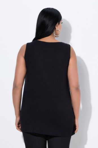 Plus size veliki brojevi Majica bez rukava A kroja za punije