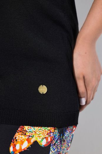 Plus size veliki brojevi Pulover polu rukava V ovratnika za punije