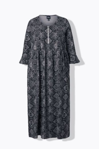 Plus size veliki brojevi Haljina maxi 3/4 rukava za punije
