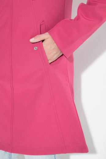 Plus size veliki brojevi Jakna vodoodbojna s kapuljačom dužeg kroja za punije