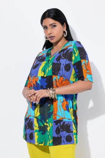 Plus size veliki brojevi Košulja kratkih rukava A kroja za punije